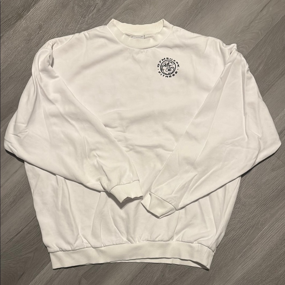 Gymshark White Crewneck Sweatshirt